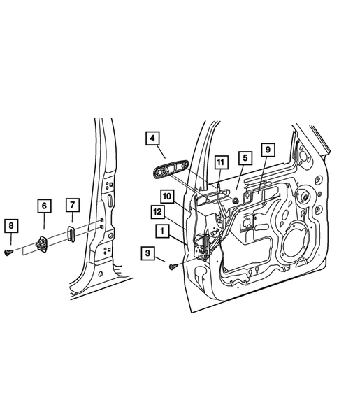 Front Door for 2002 Jeep Liberty #0