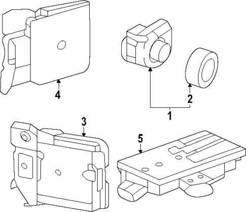 Parking Aid for 2025 Cadillac LYRIQ #2