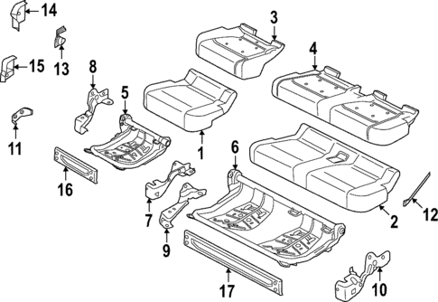 Rear Seat Components for 2023 Ford F-150 Lightning #0
