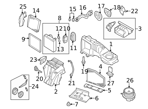 Evaporator & Heater Components for 2015 Volkswagen Golf #12