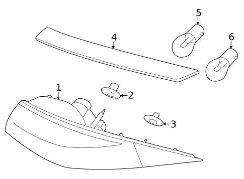 Bulbs - Chassis for 2008 Jaguar XK #1