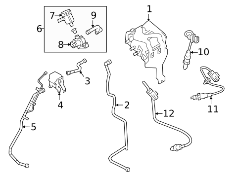 Emission Components for 2022 Land Rover Range Rover Velar #0