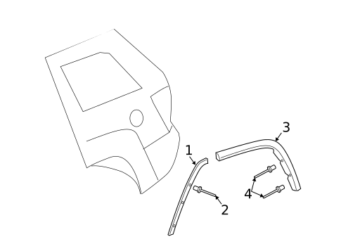 Exterior Trim - Quarter Panel for 2012 Jeep Grand Cherokee #0