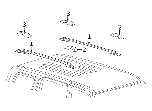 Luggage Carrier for 2010 Jeep Liberty #0