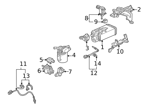 Emission Components for 2000 Honda S2000 #0
