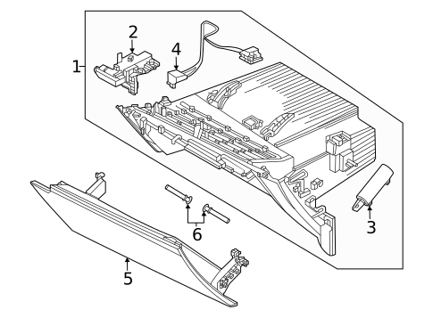 Glove Box for 2023 Kia EV6 #0