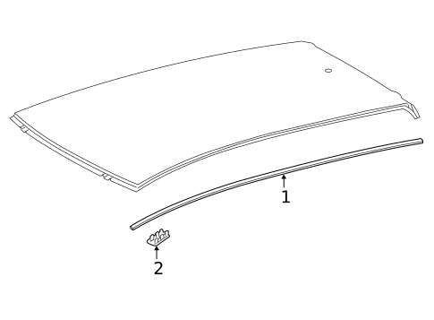 Exterior Trim - Roof for 2022 Toyota Corolla #1