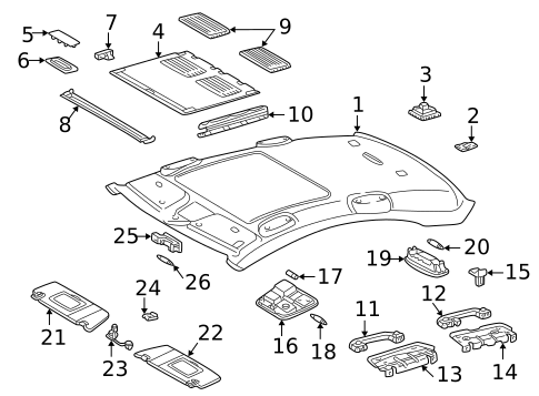 BULBS - CHASSIS for 2002 Mercedes-Benz C240 #6
