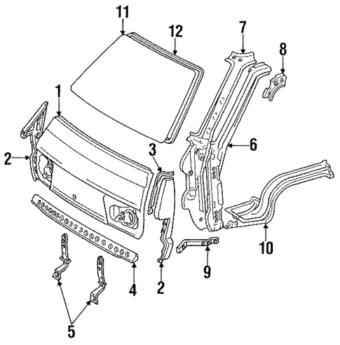 Front Panel for 1985 Toyota Van #0