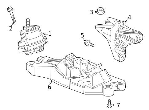 Engine & Trans Mounting for 2025 Cadillac CT5 #2