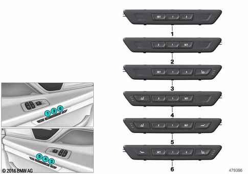 Door Trim Panels / Lateral Trim Panels for 2019 BMW 740eX #2
