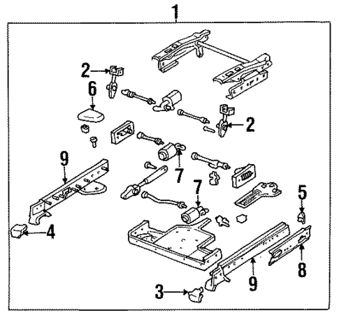 Tracks & Components for 2003 Oldsmobile Aurora #1
