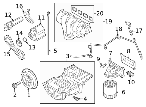 Oil Pump for 2014 Lincoln MKZ #2