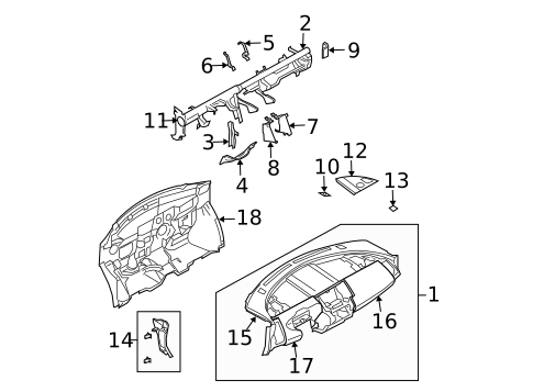 Instrument Panel for 2003 Nissan Murano #0