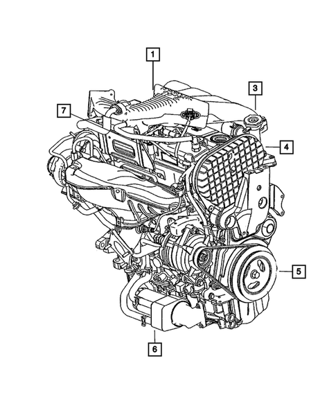 Identification du moteur pour 2007 Chrysler PT Cruiser #2