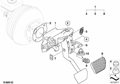 Pedals for 2005 BMW 550i #1