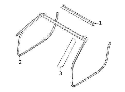 Exterior Trim - Roof for 2021 BMW Z4 #0
