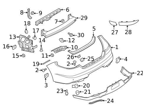 Bumper & Components - Rear for 2022 Porsche 718 Spyder #6