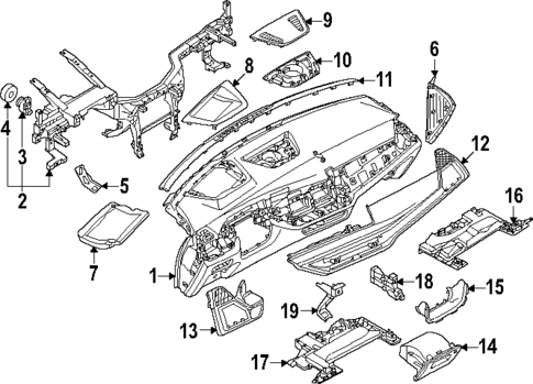 Instrument Panel for 2024 BMW X6 #0