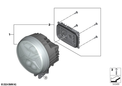 Headlight for 2024 BMW-Motorrad R 12 G/S #0