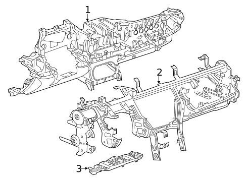 Instrument Panel for 2022 Chevrolet Camaro #0