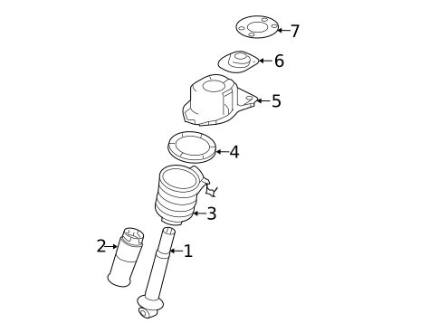 Struts & Components for 2007 Ford Five Hundred #0