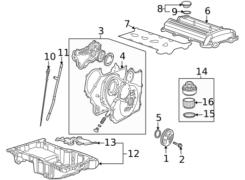 Gaskets & Sealing Systems for 2007 Saturn Ion #0