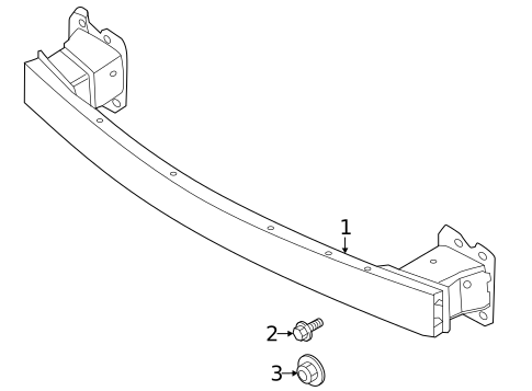 Bumper & Components - Front for 2022 Hyundai Santa Cruz #1