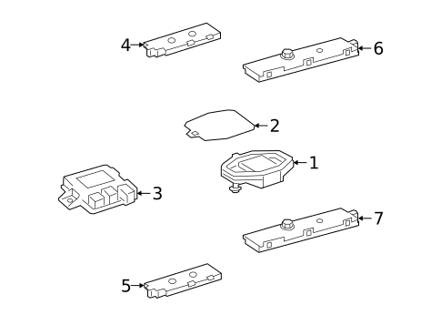 Antenna & Radio for 2019 Mercedes-Benz G63 AMG #1