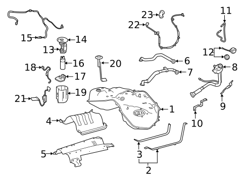 Emission Components for 2025 Lexus LC500h #1