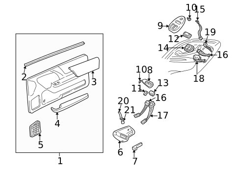 Door for 1994 Chevrolet Camaro #0