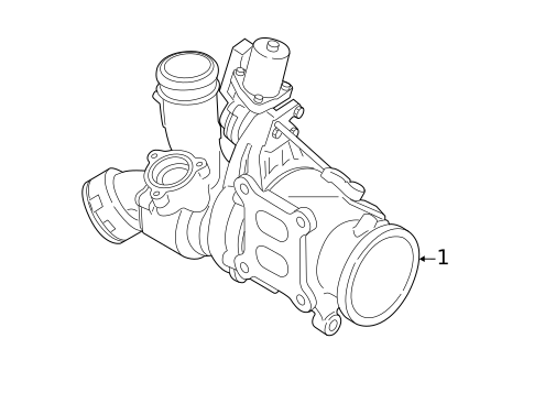 Turbo Charger for 2016 Volkswagen Jetta #1