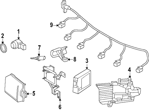 Parking Aid for 2024 Mercedes-Benz S63 AMG E Performance #1