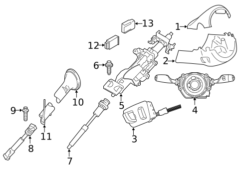 Shroud, Switches & Levers for 2017 BMW X5 #0
