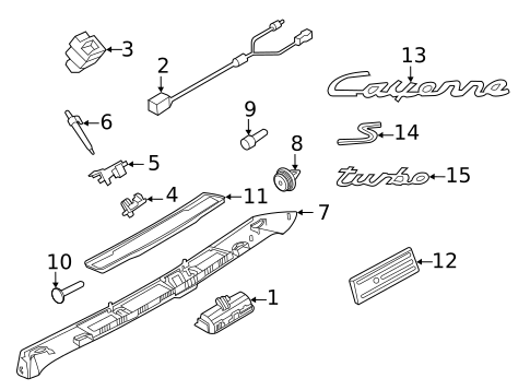 Liftgate for 2022 Porsche Cayenne #1
