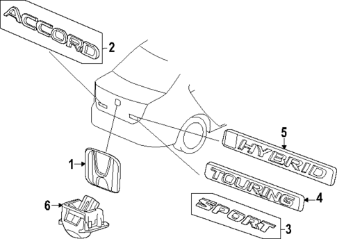 Parking Aid for 2023 Honda Accord #2