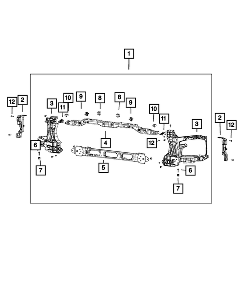 Radiator and Related Parts; Charge Air Cooler for 2016 Ram 3500 #4
