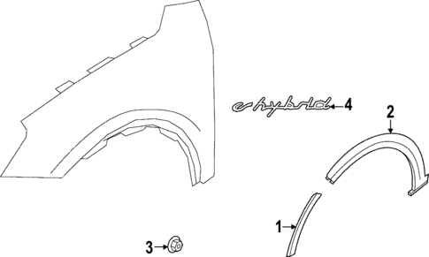 Exterior Trim - Fender for 2019 Porsche Cayenne #0