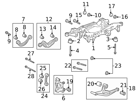 Rear Suspension for 2016 Buick LaCrosse #4