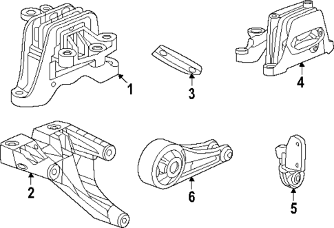 Engine Mounting for 2025 Chevrolet Equinox #0