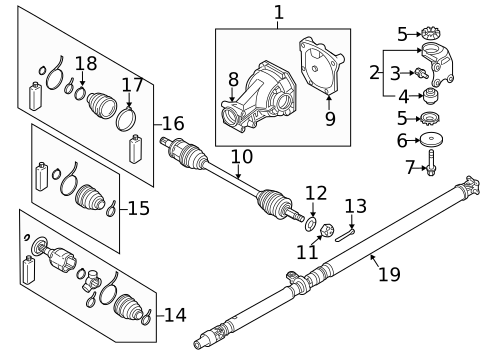 Drive Axles for 2017 Mitsubishi Lancer #0