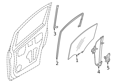 Front Door for 2018 Chevrolet City Express #1