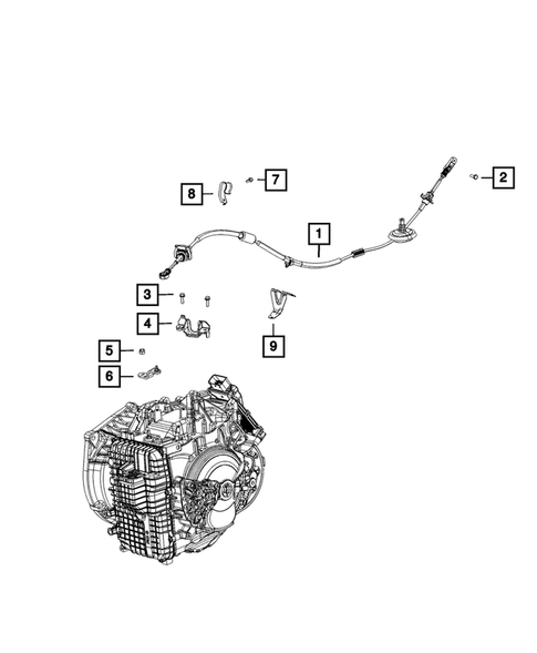 Gearshift Controls and Related Parts for 2014 Jeep Cherokee #3