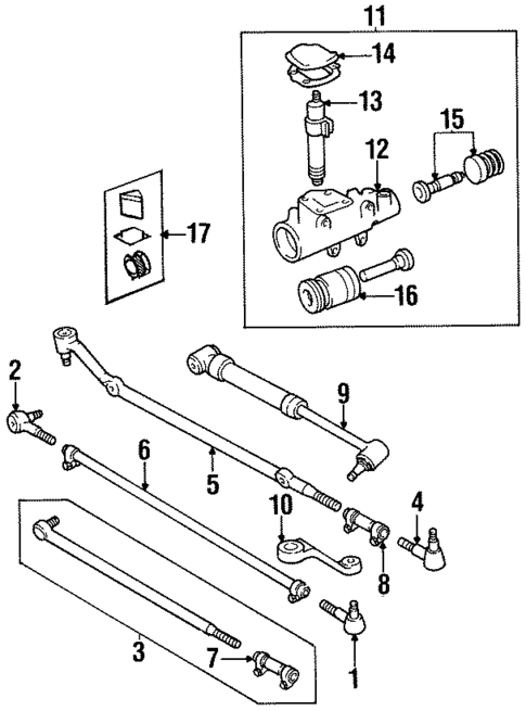 Steering Gear & Linkage for 1993 Jeep Grand Cherokee #1