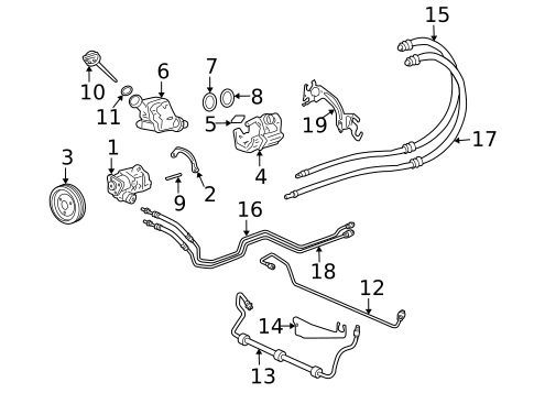 Pump & Hoses for 2006 Porsche Boxster #0