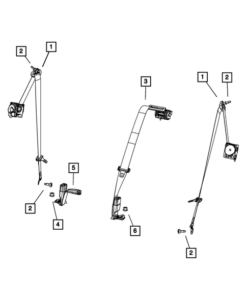 Seat Belts for 2011 Chrysler 300 #1