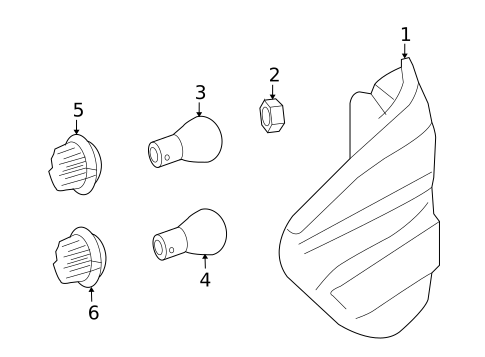 TAIL LAMPS for 2012 Mercedes-Benz Sprinter 3500 #1