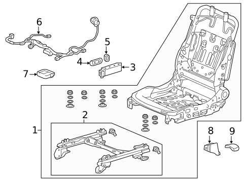 Tracks & Components for 2015 Honda Accord #5