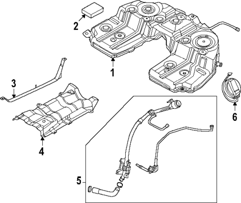 Fuel Tank for 2025 Genesis GV80 Coupe #0