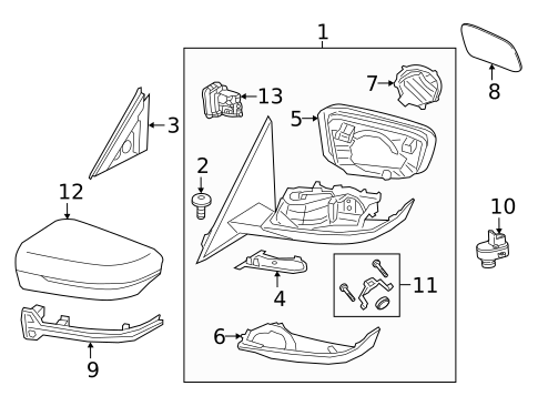 Mirrors for 2022 BMW 430i Gran Coupe #2
